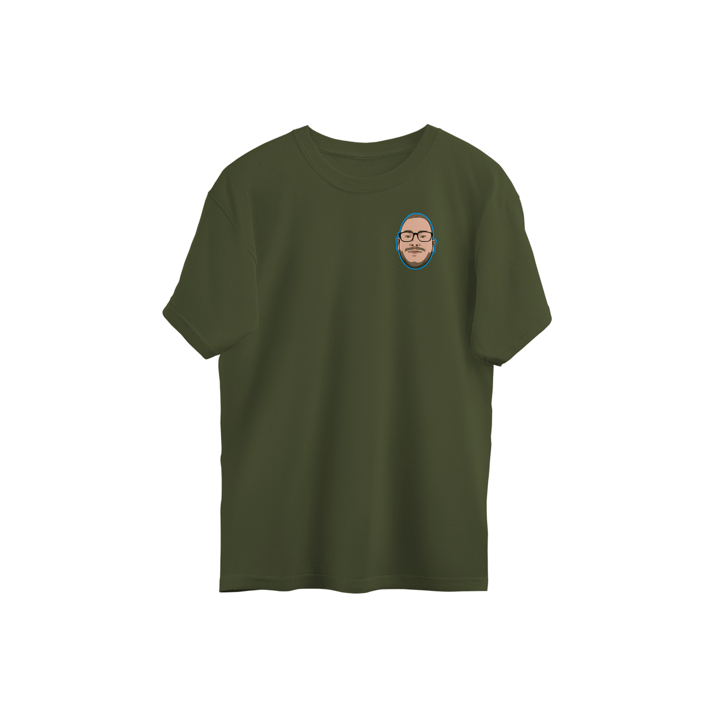 Erdiklowman T-Shirt: Ansigt på brystet